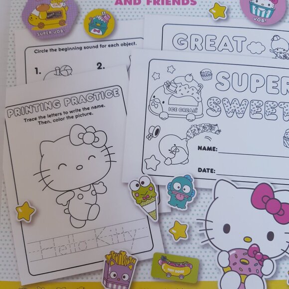 Hello Kitty Reward Sticker Book - Picture 5 of 6